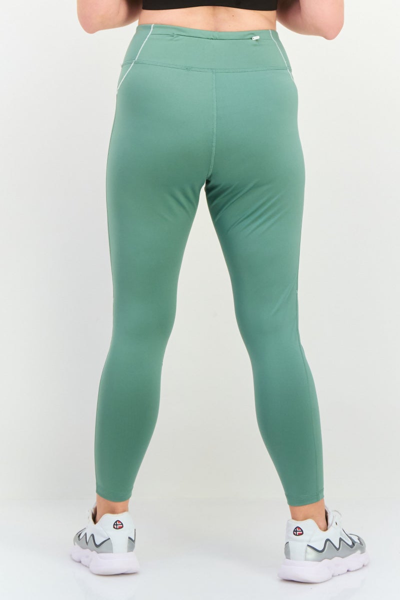 Puma x First Mile Women Sportswear Fit Brand Logo Leggings, Green - Image 3