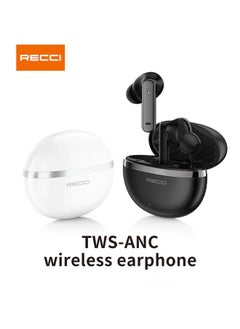 Recci RECCI REP-W88 HiFi Lossless Sound Quality Wireless Bluetooth Earphones: ANC Noise Reduction Silicone Earbud Plating Tech  - Image 5