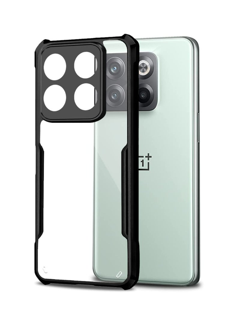 اليشمك Case Cover for OnePlus 10T 5G/Ace Pro, Ultra-Thin Lightweight Cover Soft TPU Bumper + Acrylic Clear Back Case Cover - Image 2