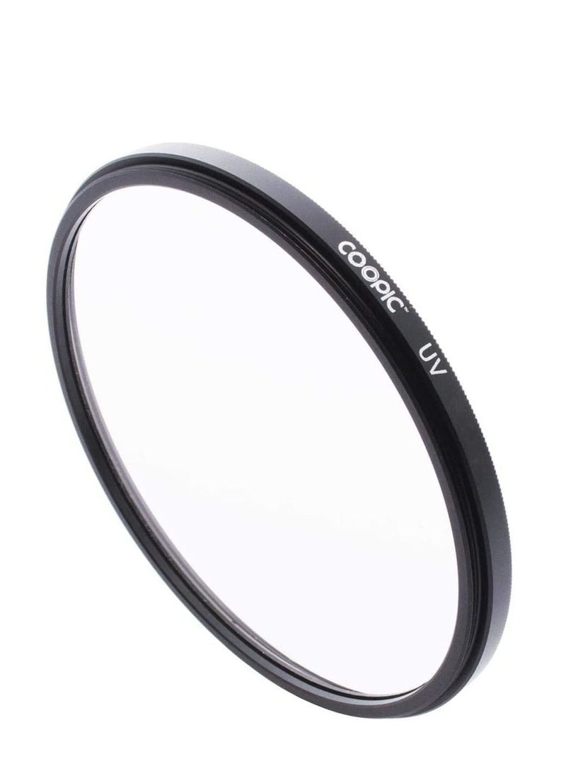 Coopic COOPIC 49mm UV Ultra-Violet Filter Lens Protector Compatible with Canon Nikon DSLR Cameras  - Image 1