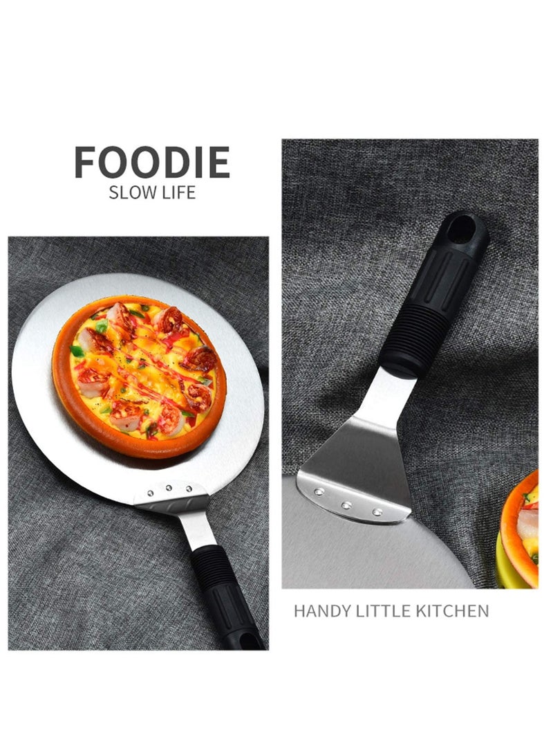 SYOSI Pizza Shovel Premium Sturdy Stainless Steel Non Stick Blade 10 Inch Pizza Shovel with Fixed Handle Suitable for Home Kitchen Restaurant Baking Cake - Image 3