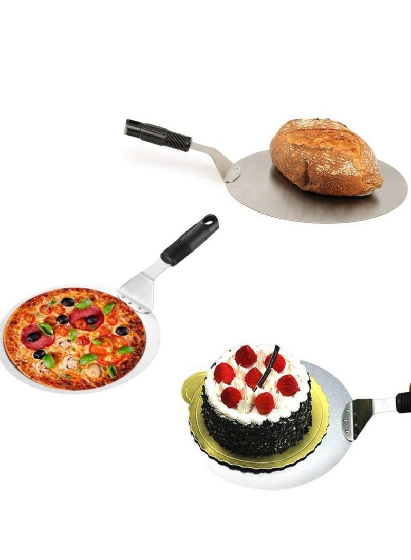 SYOSI Pizza Shovel Premium Sturdy Stainless Steel Non Stick Blade 10 Inch Pizza Shovel with Fixed Handle Suitable for Home Kitchen Restaurant Baking Cake - Image 5