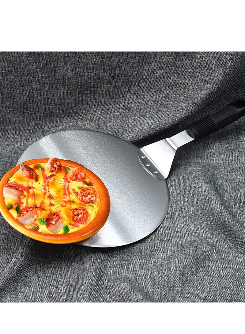 SYOSI Pizza Shovel Premium Sturdy Stainless Steel Non Stick Blade 10 Inch Pizza Shovel with Fixed Handle Suitable for Home Kitchen Restaurant Baking Cake - Image 2