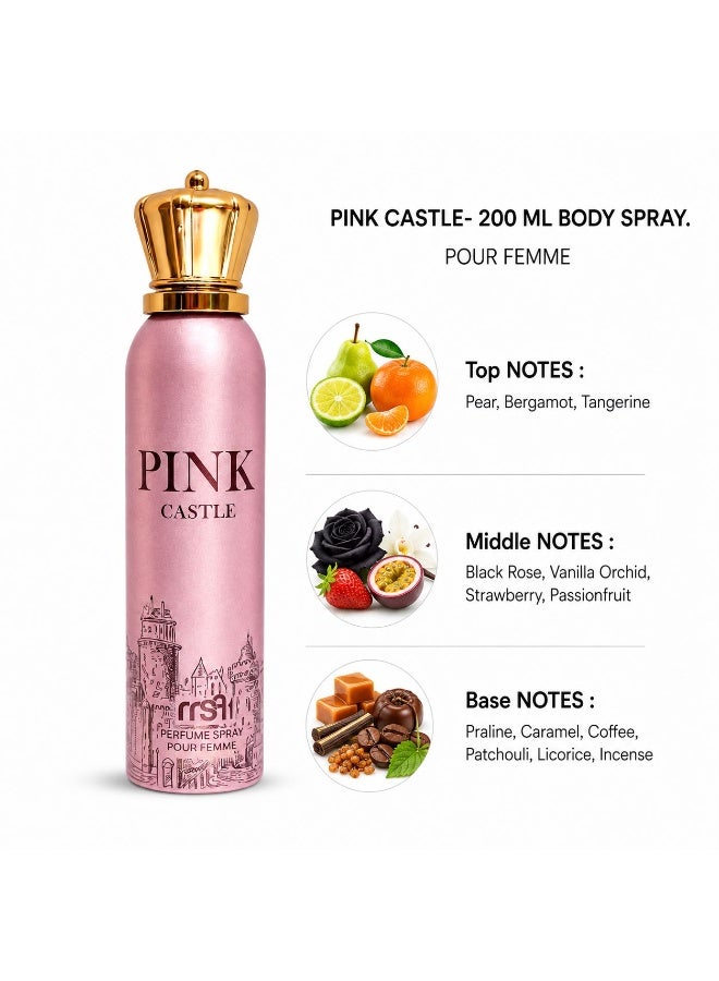 MSI PINK CASTLE -200 ML PERFUME SPRAY - Image 1