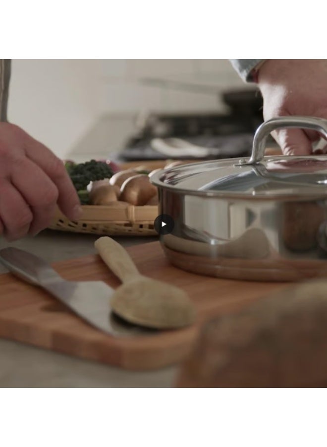 Sauté pan, stainless steel, 24 cm - Image 2