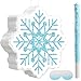 Harrycle Winter Piata Christmas Wonderland Themed Piata with Blindfold Bat for Christmas Princess Winter Theme Birthday Party Supplies DecorationsBlueSnowflake - Image 4