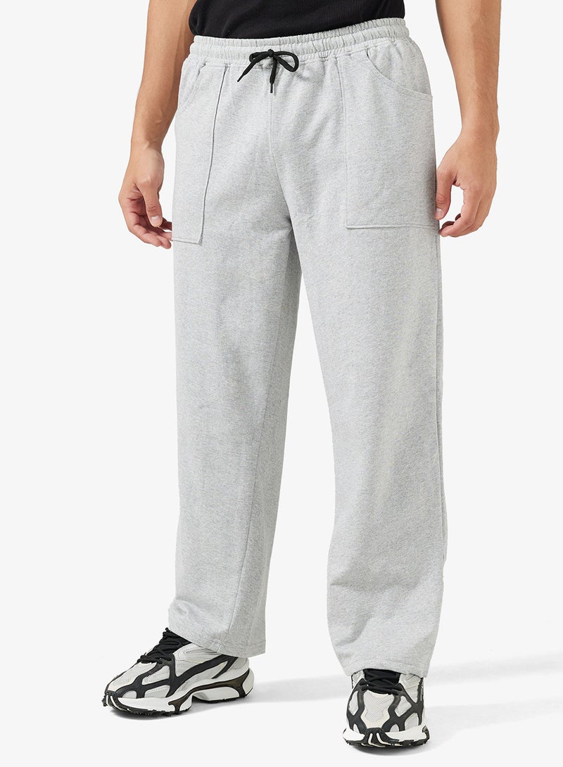 سفنتي فايف بيسيكس بنطلون رياضي واسع بجيوب مفتوحة وحبل سحب - Image 1