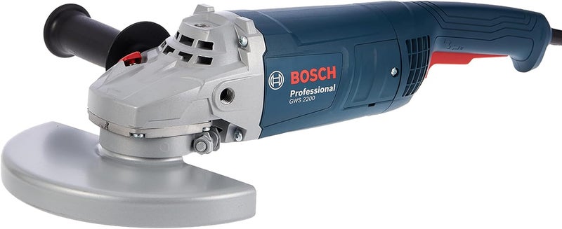 BOSCH Gws 2000 180 Angle Grinder, 2000 Watt, 8500 Rpm, 180 Mm Disc Diameter, Easily Available Spare Parts - Image 1