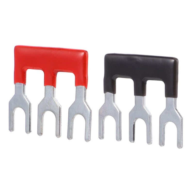 Garneck 40pcs Electric Connectors for Wiring Black Wire Terminal Strip Double Row Screw Strip Terminal Easy to Use - Image 2