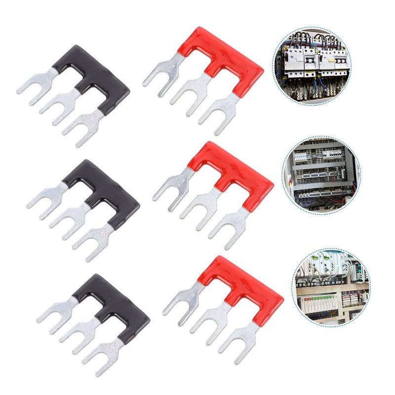 Garneck 40pcs Electric Connectors for Wiring Black Wire Terminal Strip Double Row Screw Strip Terminal Easy to Use - Image 5