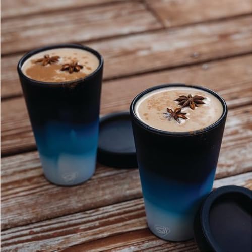 Silipint 16oz Silicone Pint Glass – Unbreakable BPA-Free Reusable Silicone Drinking Cup – Flexible Dishwasher Microwave & Freezer Safe – Stemless Glass for Water Coffee Smoothies (Moon Beam) - Image 5