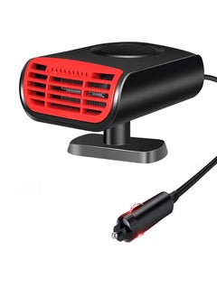 Y&D Car Heater Defroster,12V 150W Portable Defroster Fans 2 in 1 Heating & Cooling Fast Defrost Defogger, Window for Car, SUV, or Trucks, Reddish Black  - Image 1