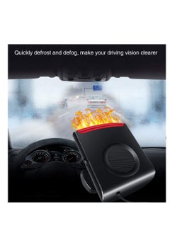 Y&D Car Heater Defroster,12V 150W Portable Defroster Fans 2 in 1 Heating & Cooling Fast Defrost Defogger, Window for Car, SUV, or Trucks, Reddish Black  - Image 2