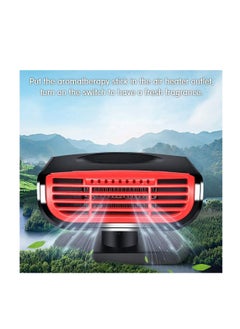 Y&D Car Heater Defroster,12V 150W Portable Defroster Fans 2 in 1 Heating & Cooling Fast Defrost Defogger, Window for Car, SUV, or Trucks, Reddish Black  - Image 3