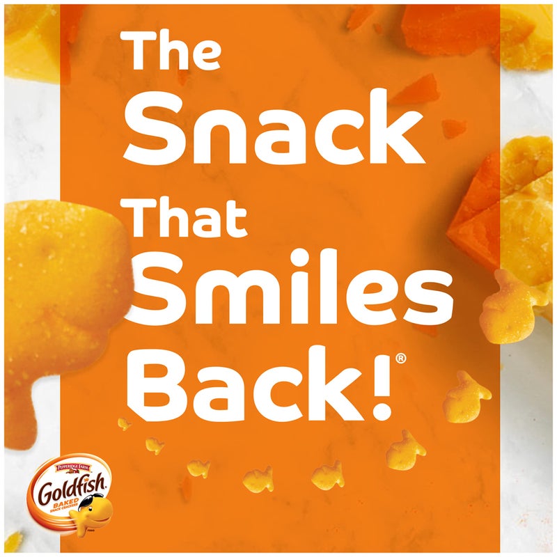Goldfish Cheddar Cheese Crackers, 27.3 oz Carton - Image 4