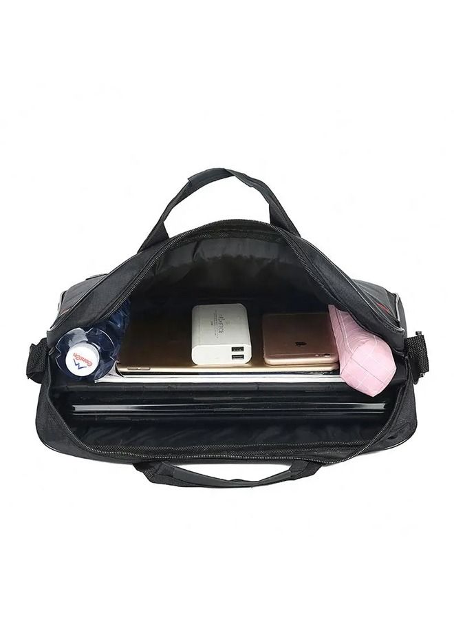 Taimi Laptop Bag with Multi Compartment 15.6" Travel Briefcase with Organizer Expandable Large Hybrid Shoulder Bag Water Resistant Dustproof Business Messenger Briefcase Black  - Image 5