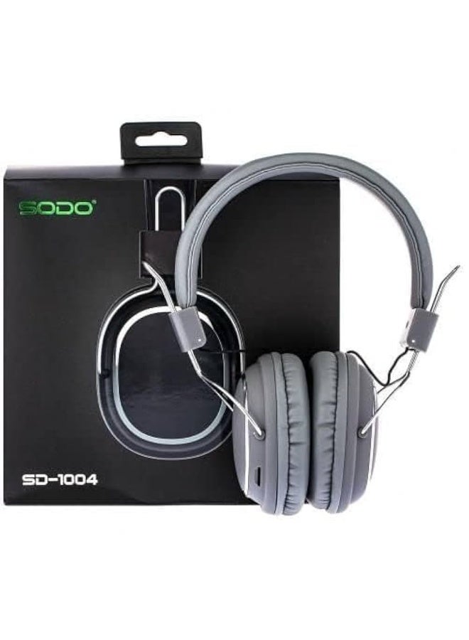 سودو سماعة رأس لاسلكية ووك اند توك بتصميم يغطي الأذن مع ميكروفون فضي - Image 4