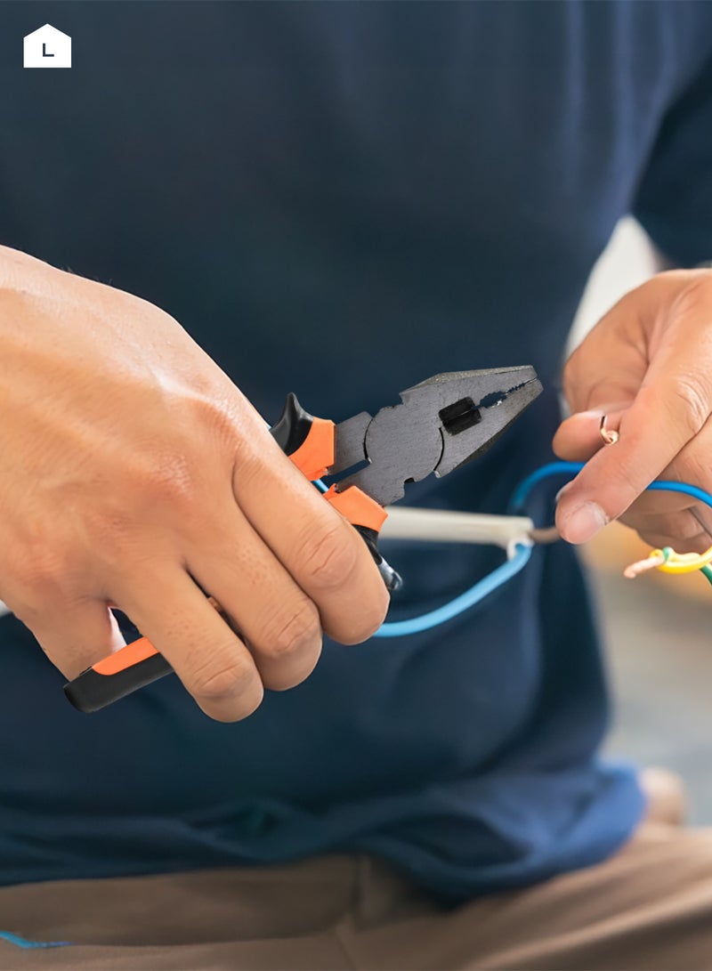 LAWAZIM Plier 6 Inch |Slip Joint Pliers | Utility Plier with Wire Cutter | Serrated Jaw Forged from High Carbon Steel for Maximum Grip on Materials | Specially Coated for Rust Prevention  - Image 5