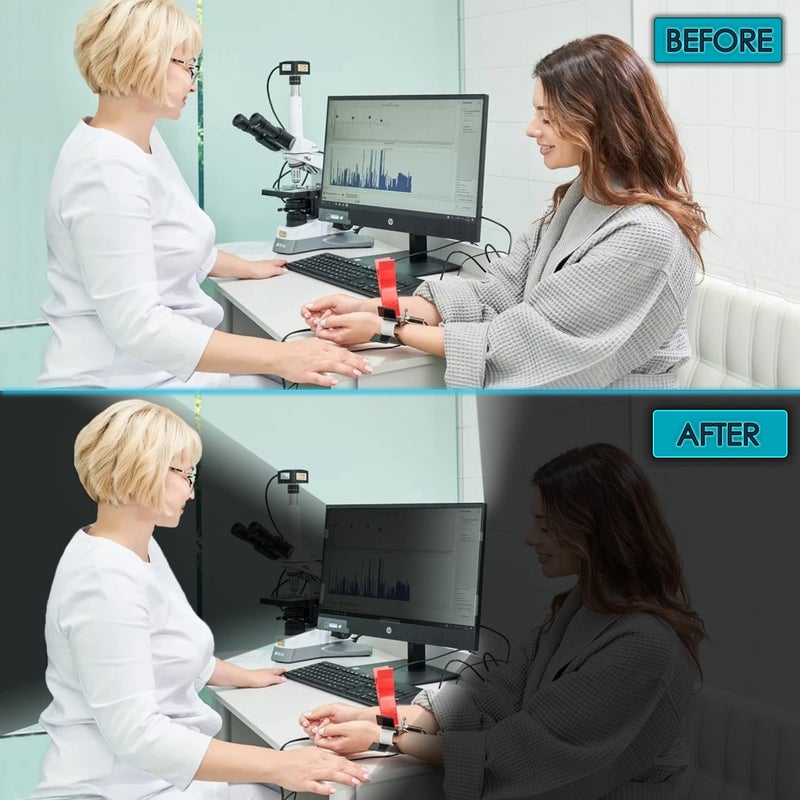 EZ-Pro Screen Protector Privacy Screen Filter for 22 Inches Desktop Computer Monitor, Screen Protector Size is 18.7 inch width x 11.7 inch height - Image 4