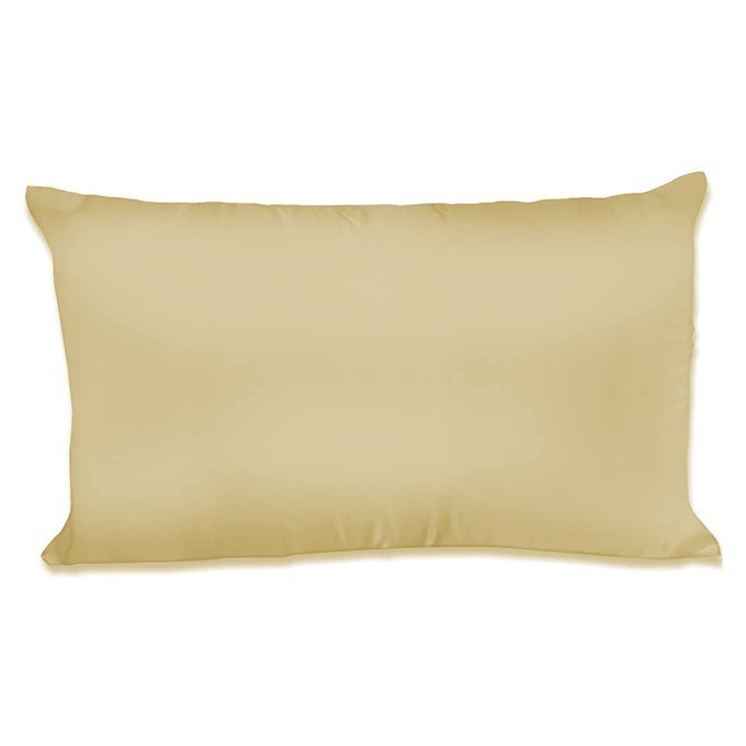 SATIN PILLOWCASE FOR HAIR AND FACE QUEENSTANDARD KING SIZE CHAMPAGNE PILLOWCASE