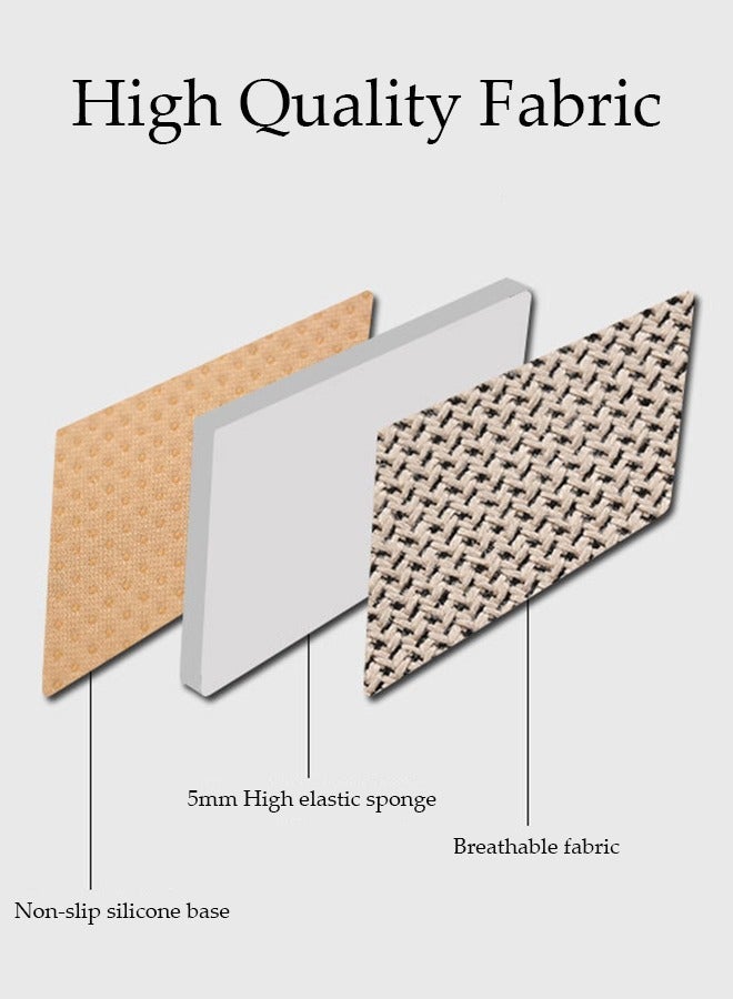 DUNISO 1pcs Auto Breathable Universal Four Seasons Front Car Seat Covers Luxury Include Front Car Seat Protector Lumbar Pillow and Neck Pillow Compatible with 95% Vehicle Fit for Cars Truck SUV or Vans - Image 5