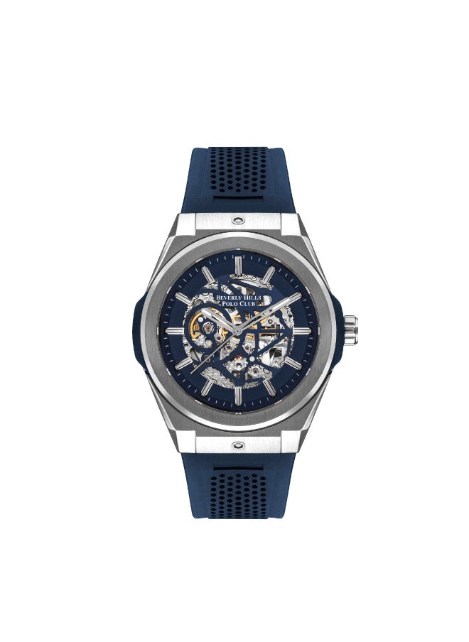 BEVERLY HILLS POLO CLUB Beverly Hills Polo Club Men's Dark Blue Dial Mechanical Watch - BP3636X.399  - Image 1