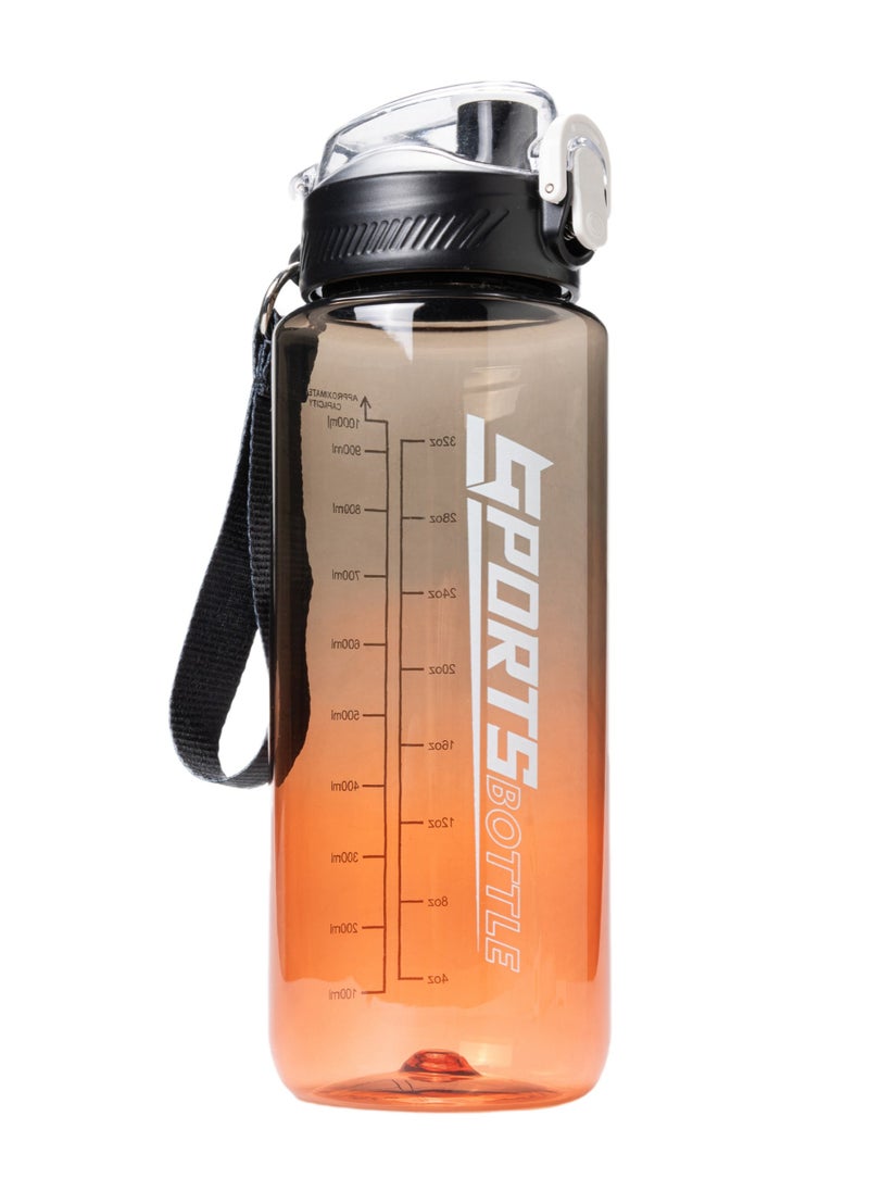 flâneur Flaneur Portable Leak-Proof Sports Water Bottle with Secure Lock 1000ml - BPA-Free, Large Capacity Hydration Bottle for Gym and Travel, Stylish and Durable, Lightweight and Eco-friendly - Image 2