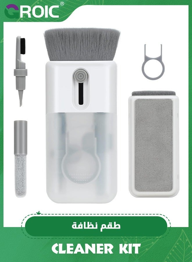 GROIC Electronics Cleaner Kit, 6-in-1 Keyboard Cleaning Multifunctional Electronic Tool for Earbuds/Phone/Laptop/PC Monitor/Camera/Watch - Image 1