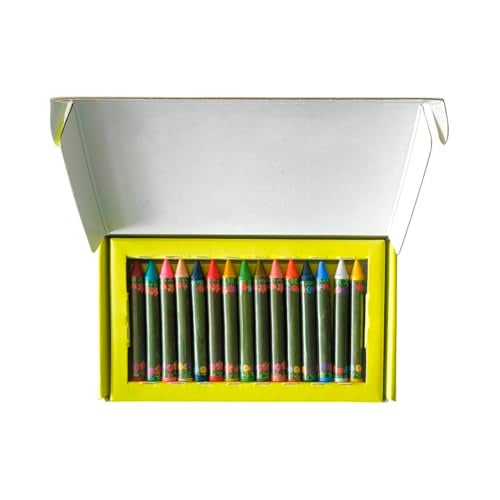 Azafran Organics - 15 Non-Toxic Plant-Based Pencil Crayons (15 COLOURS) - New Pack, For Pre School Kids, Hypoallergenic, No Mineral Oils Or Harmful Chemicals, Multi-coloured - Image 4