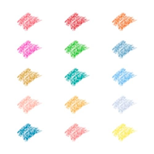 Azafran Organics - 15 Non-Toxic Plant-Based Pencil Crayons (15 COLOURS) - New Pack, For Pre School Kids, Hypoallergenic, No Mineral Oils Or Harmful Chemicals, Multi-coloured - Image 5