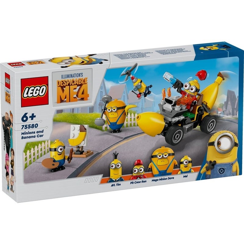 LEGO - Minions and Banana Car 136 Pieces - 75580 - Image 1