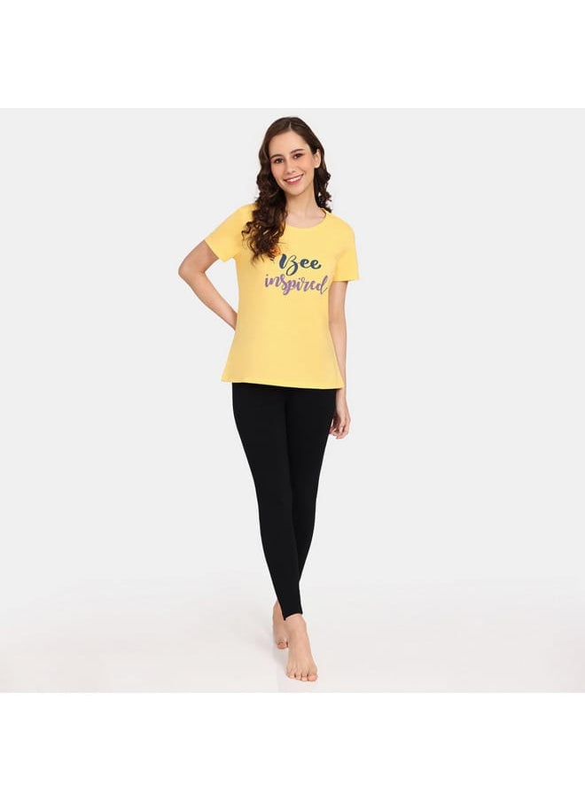 zivame Set of 2 - Zivame Printed T-shirt with Short Sleeves  - Image 2