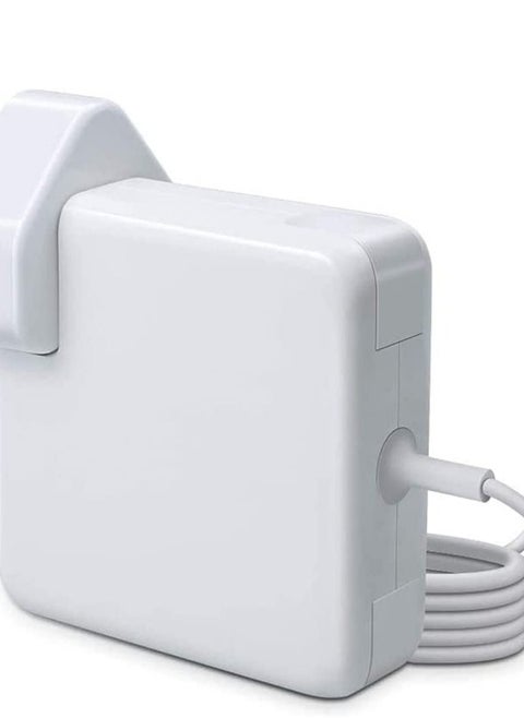 Compatible With Mac Book Air Charger,45W Power Adapter Magnetic 2 T-Tip Power Adapter Charger,With Mac Book Pro 11-Inch 13-Inch-Mid 2012, 2013, 2014, 2015, 2017 2018 Models(White)