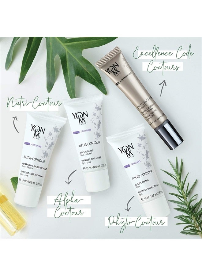 Yonka Yon-Ka Phyto-Contour Eye Cream (15 ml) Anti-Aging Under Eye Cream for Dark Circles and Puffiness, Tone and Firm with Vitamin E and Aloe Vera, Paraben-Free - Image 2