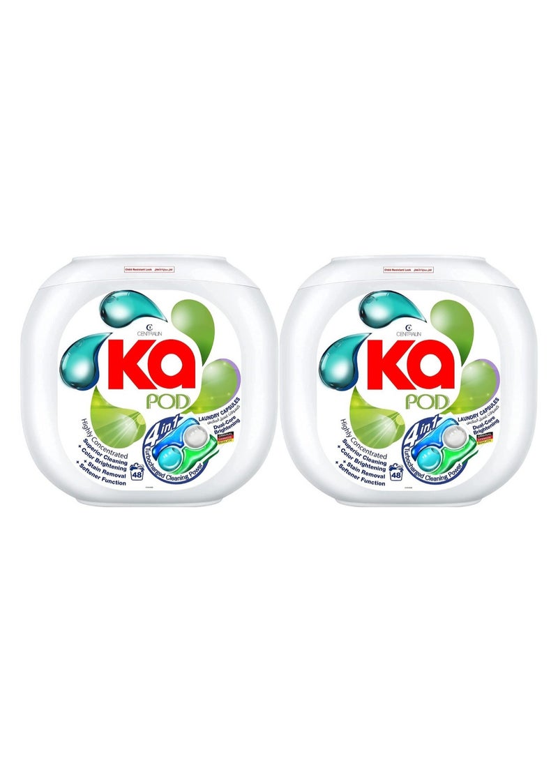 KA 4 في 1 مسحوق غسيل مضاد للبكتيريا كبسولات مصنوعة في ألمانيا