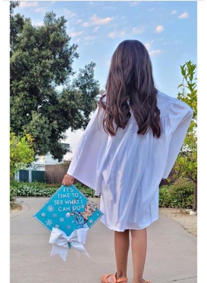 GradPlaza Shiny Choir Robe Kindergarten Preschool Graduation Gown - Image 4