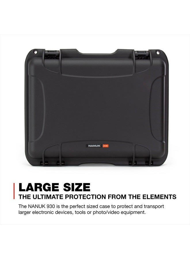 Nanuk 930-1001 Waterproof Hard Case with Foam Insert - Black - Image 2