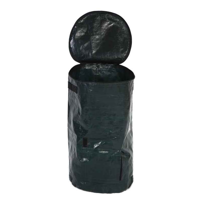 Organic Waste Kitchen Garden Yard Compost Bag Environmental PE Cloth Planter (45 x 80cm) - Image 1