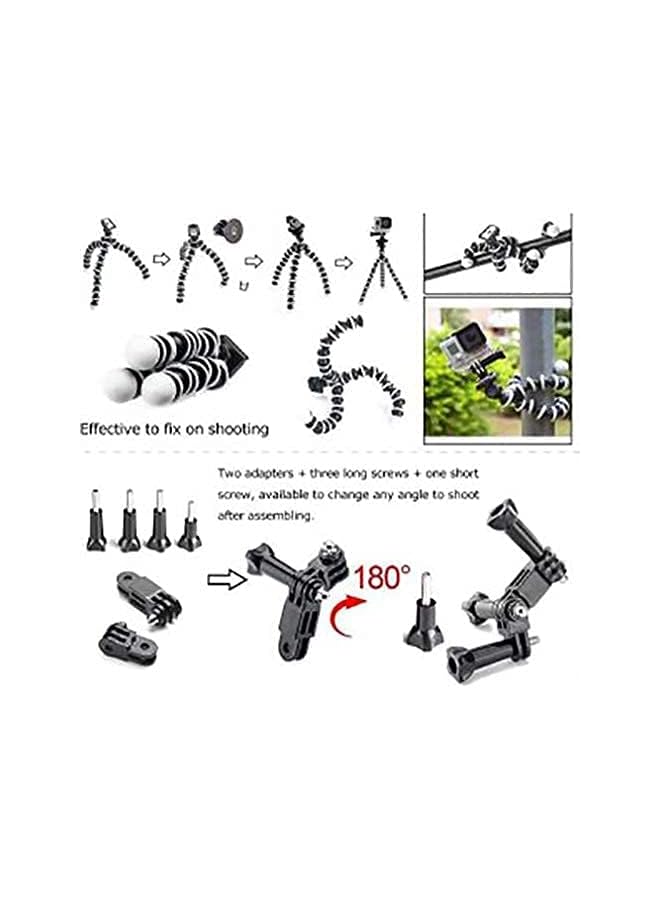 Zaboon Outdoor Sports Action Camera Accessories Kit For Gopro Hero4/3/2/1 Common Camcorder Bundles  - Image 3