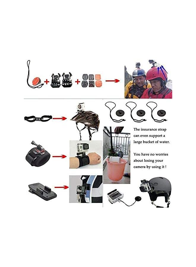 Zaboon Outdoor Sports Action Camera Accessories Kit For Gopro Hero4/3/2/1 Common Camcorder Bundles  - Image 2