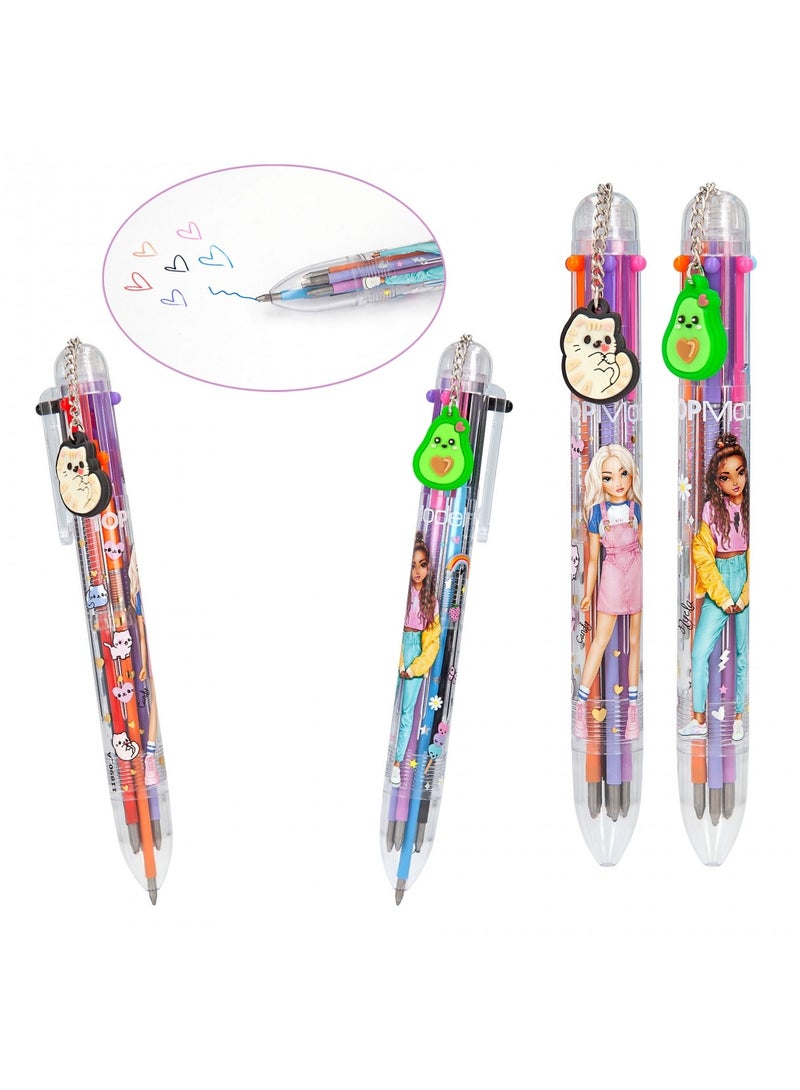 Top Model TOPModel Gel Pen  With 6 Colors - 1 Piece Only (Assorted/Style/Design May Vary) - Image 1
