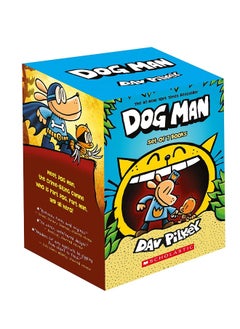 Dog Man Box of 7 Books Hard Cover by Dav Pilkey 