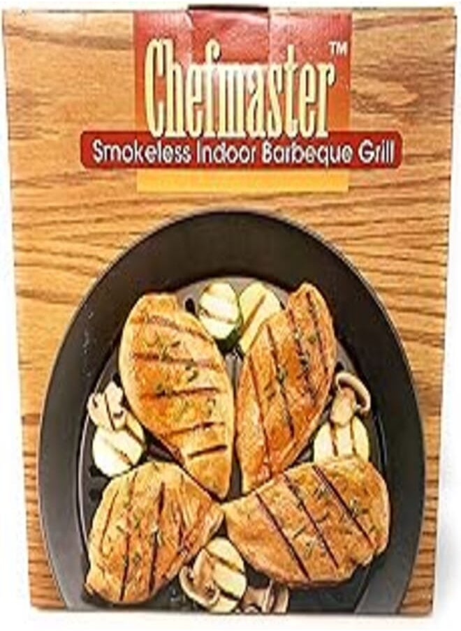 Chefmaster Chefmaster 13-Inch Smokeless Stovetop Barbecue Grill 