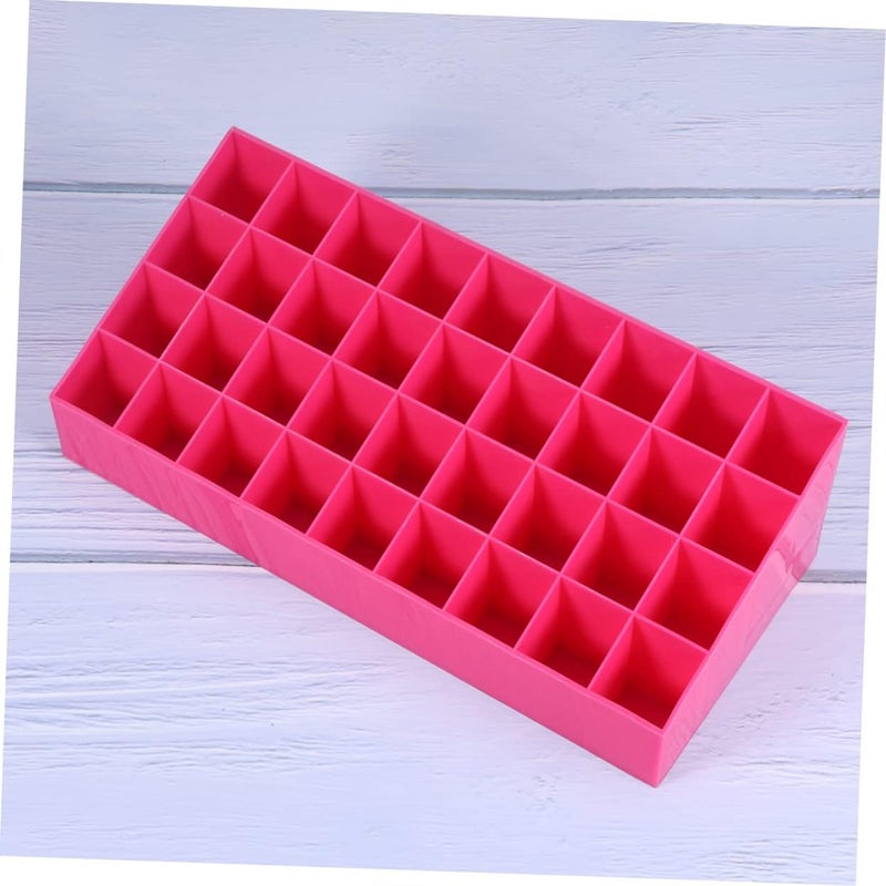 DOITOOL Clear Cosmetic Case 2pcs 36 Lipgloss Lip Tint Acrylic Lipstick Holder Storage Canister Lip Gloss Make up Cosmetic Rack - Image 4