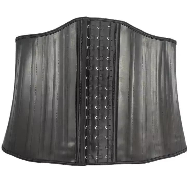 Bluejw Women's Waist Trainer Corset - 25 Steel Boned Body Shaper Girdle Trimmer - Latex Cincher Slimming Waist Belt with Extender - Waist Trimmers - Image 3