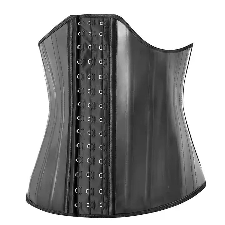 Bluejw Women's Waist Trainer Corset - 25 Steel Boned Body Shaper Girdle Trimmer - Latex Cincher Slimming Waist Belt with Extender - Waist Trimmers - Image 5
