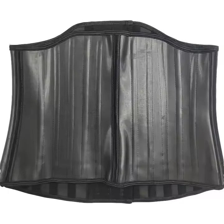 Bluejw Women's Waist Trainer Corset - 25 Steel Boned Body Shaper Girdle Trimmer - Latex Cincher Slimming Waist Belt with Extender - Waist Trimmers - Image 4