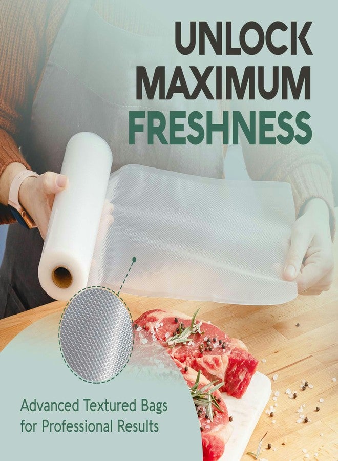Avid Armor Vacuum Sealer Bags - 4 Pack, 8x25 Rolls | BPA-Free Vacuum Seal Bags for Food Storage, Meal Prep, Sous Vide | Heavy Duty Vacuum Sealer Bags, Fits Foodsaver & Seal a Meal - Image 2