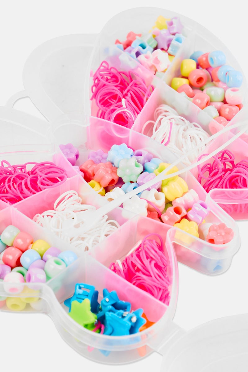 Expressions Hair Bead Kits In Butterfly Shape Container - Image 3