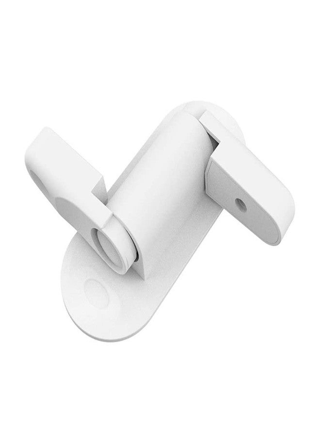 SpiderJuice 1Pc Self Adhesive Baby Safety Proofing Door Handle/Lever Lock Prevention Guard with Push Button 180° Rotating Arm (White) - Image 3
